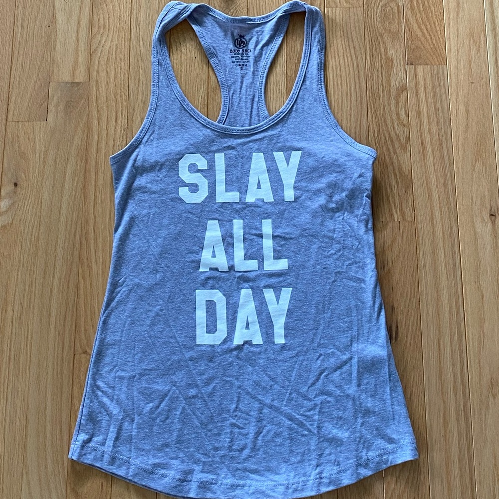 Grey Activewear Tank Top
